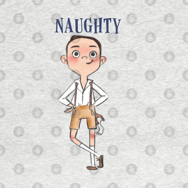 Naughty boy by Lu Lapin